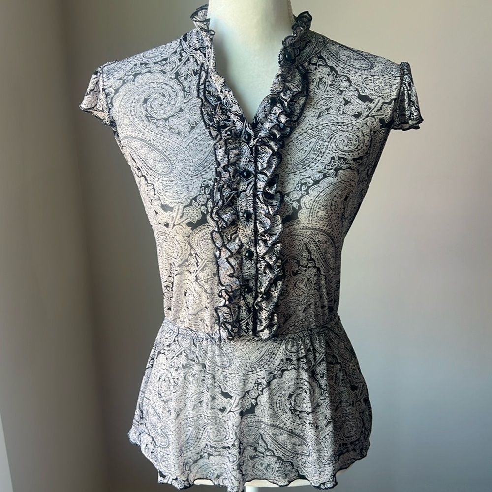 Suzy Shier Ruffle Top